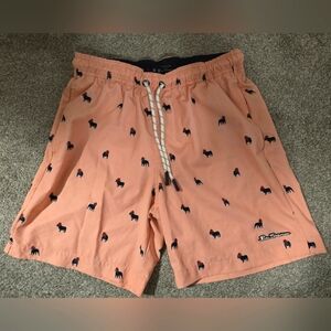 Ben Sherman Pink Blossom Bulldog Men's Size Medium Swim Trunks